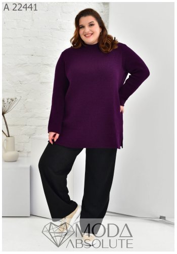 Жіночий подовжений светр Oversize А 22441
